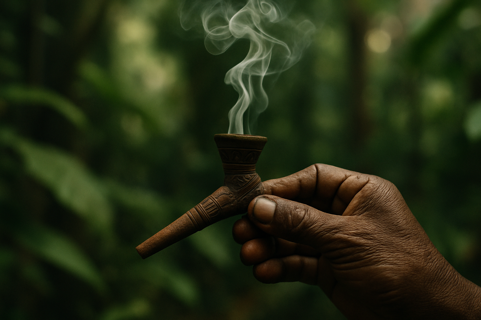 Cachimbo sarado com tabaco