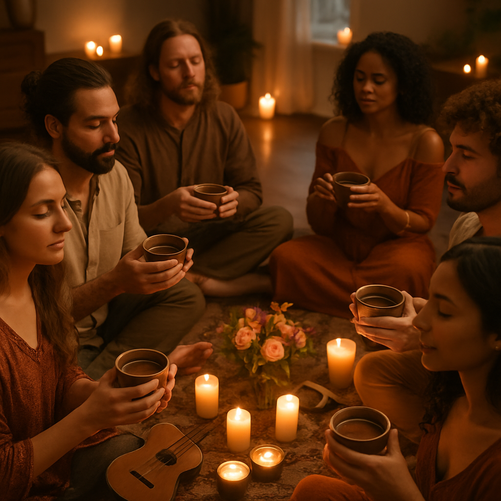Ritual com a medicina do cacau