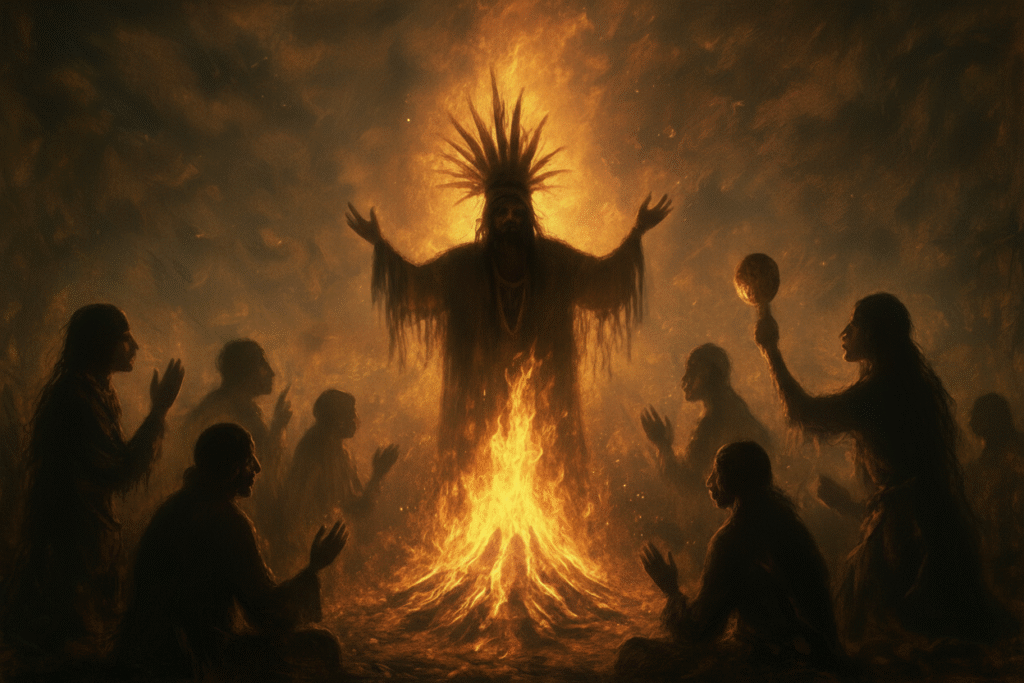 Rituais com o fogo sagrado no xamanismo