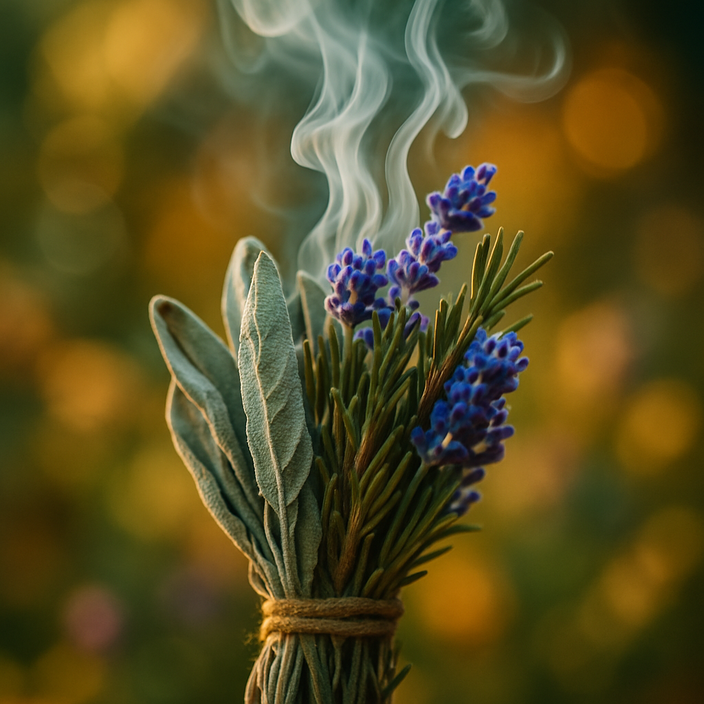 Defumação e limpeza energética.