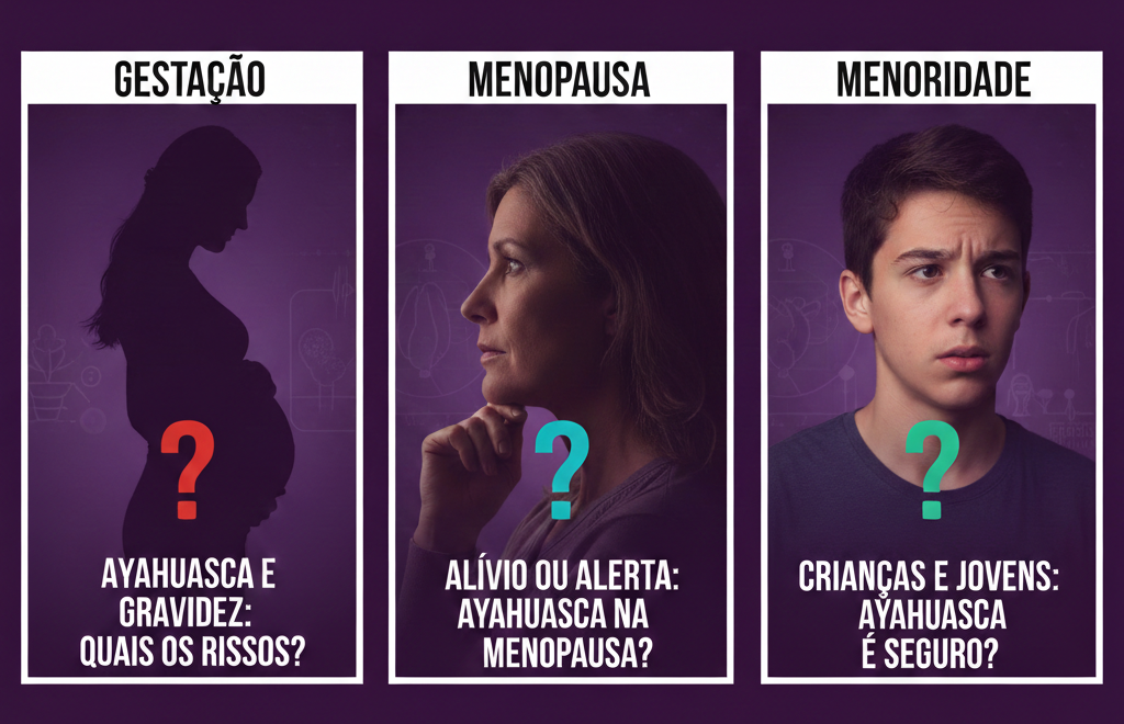 Ayahuasca em diferentes fases da vida