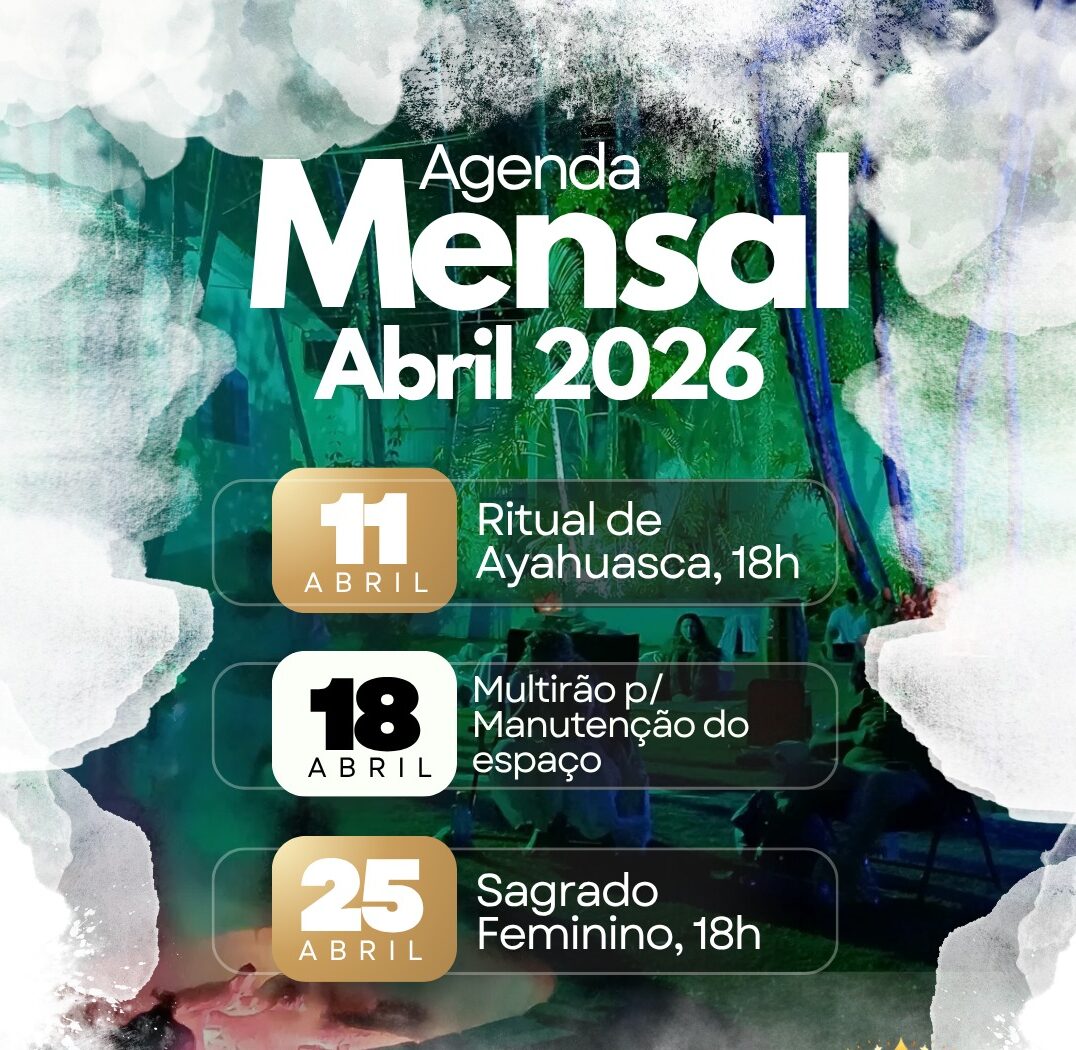 agenda do mes de abril do instituto energia pura