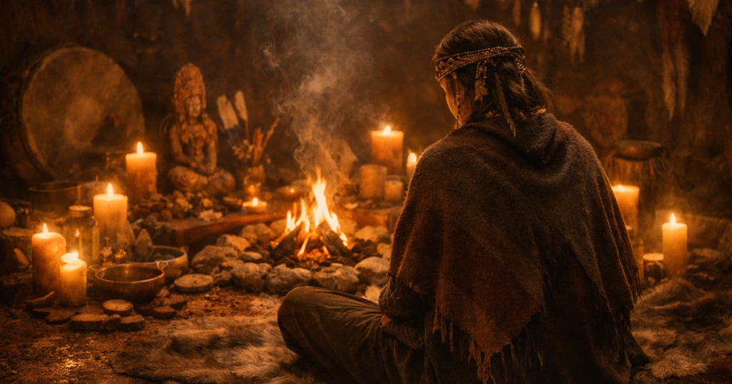 Conexão e respeiro nos rituais com as medicinas da floresta