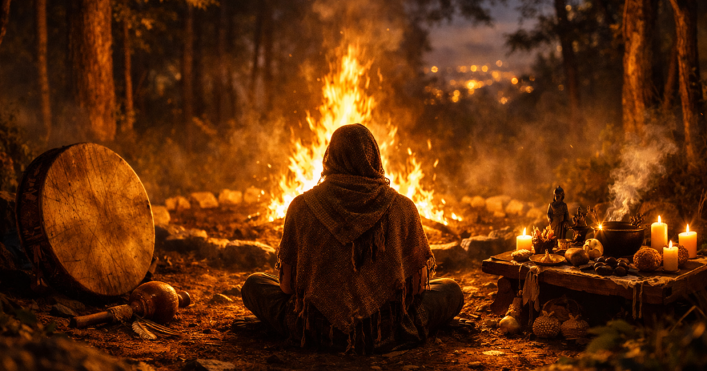 conversando com o fogo sagrado